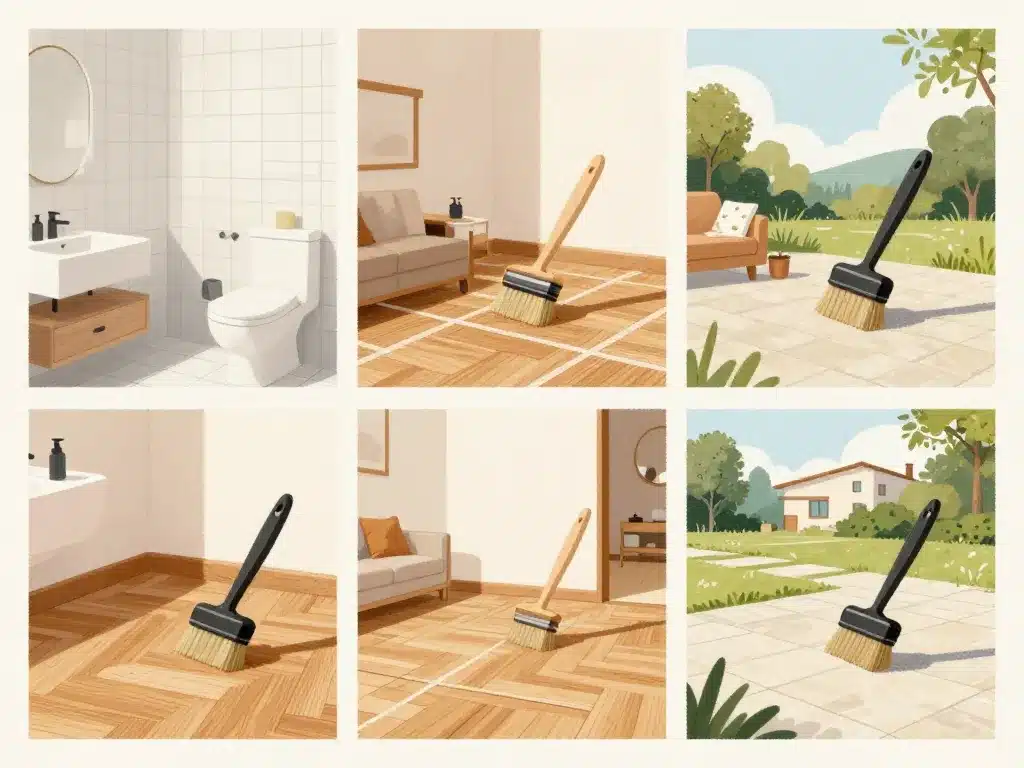 Balaie brosse electrique différents sols maison