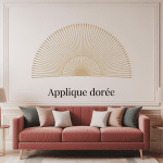 illustration applique dorée déco moderne et classique