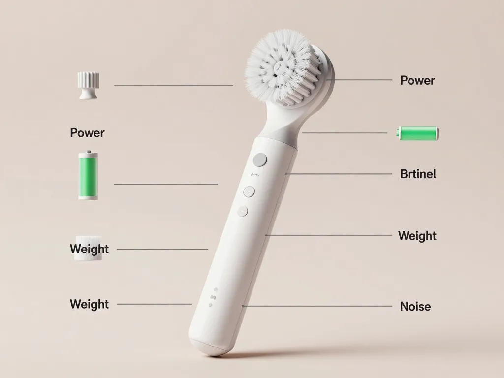 Diagramme critères balaie brosse electrique