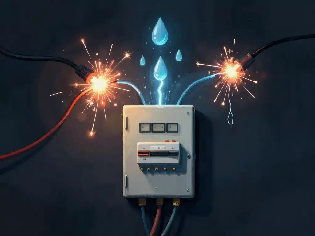 Metaphore pannes disjoncteur saute sans rien de branché