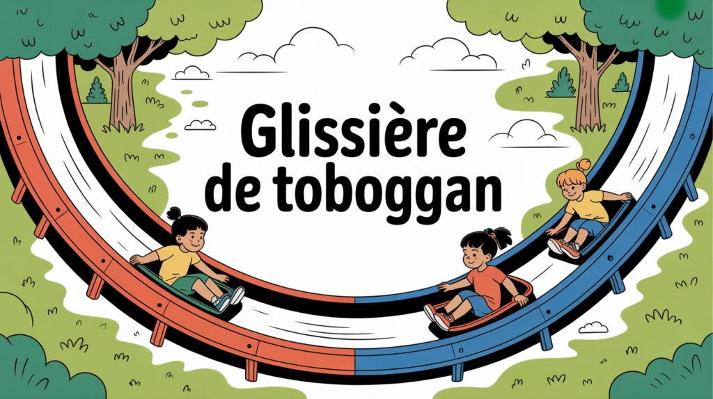 illustration centrale glissiere toboggan parc enfants