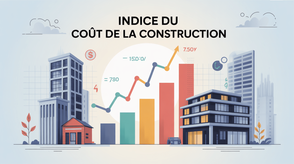 Indice coût de la construction graphique hausse prix
