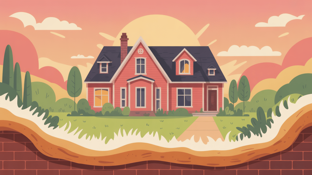 Illustration isolation plafond cave confort thermique maison