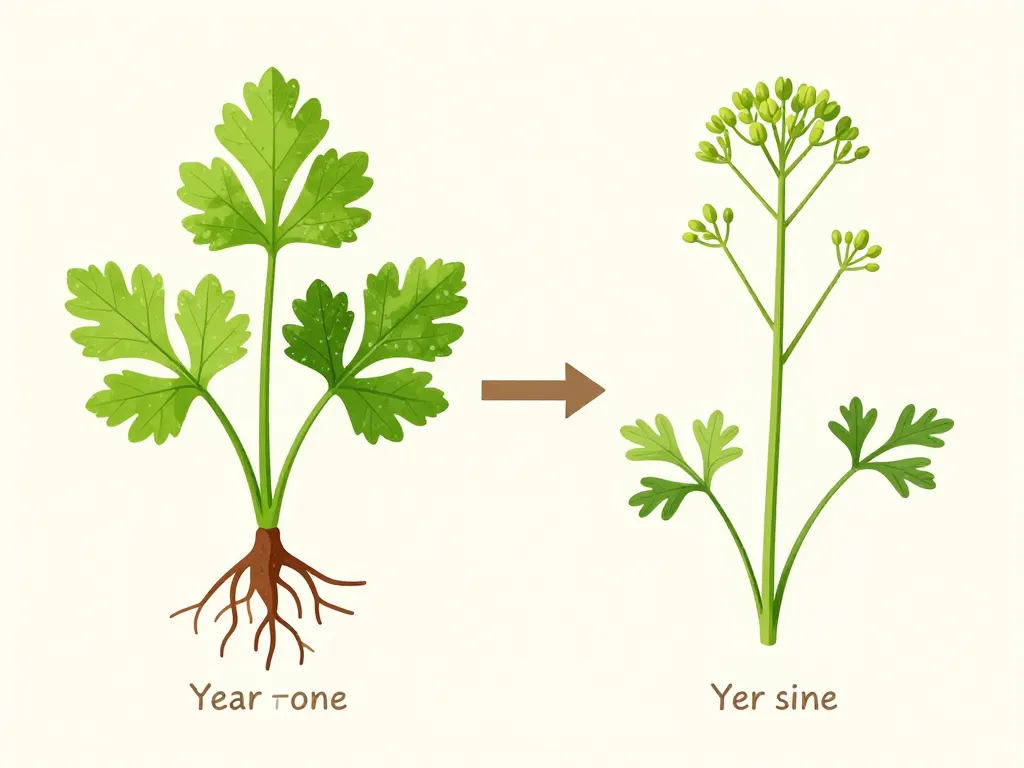 diagramme cycle jardin le persil repousse t il l année suivante