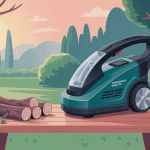meilleure tronçonneuse électrique sans fil sur table de jardin