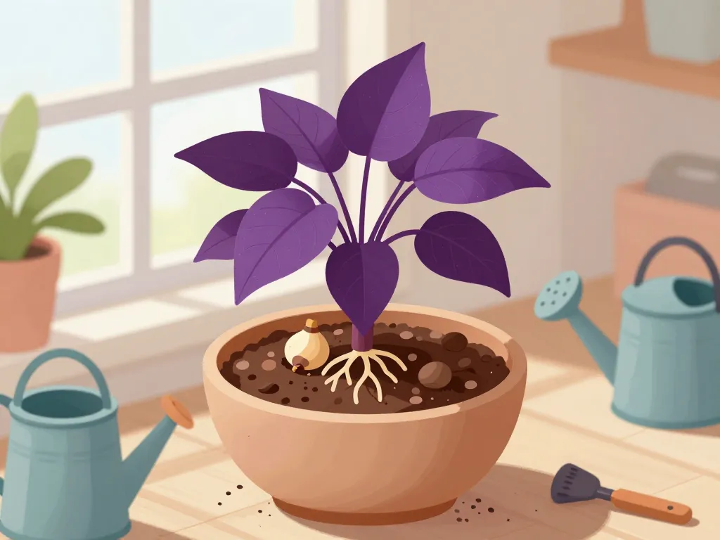 Oxalis regnellii triangularis en pot, terreau drainant, lumière indirecte