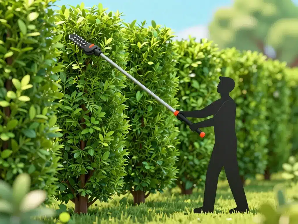 taille haie télescopique à batterie sécurité et liberté