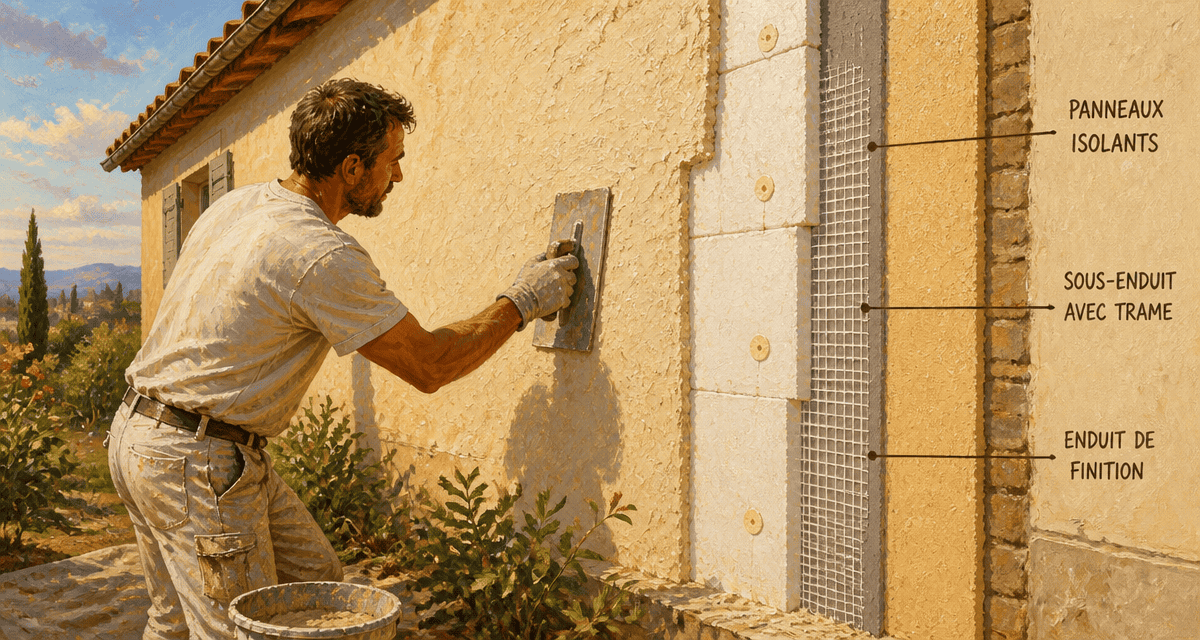 crepi isolant applique facade maison artisan