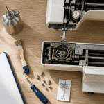 entretien machine à coudre outils nettoyage