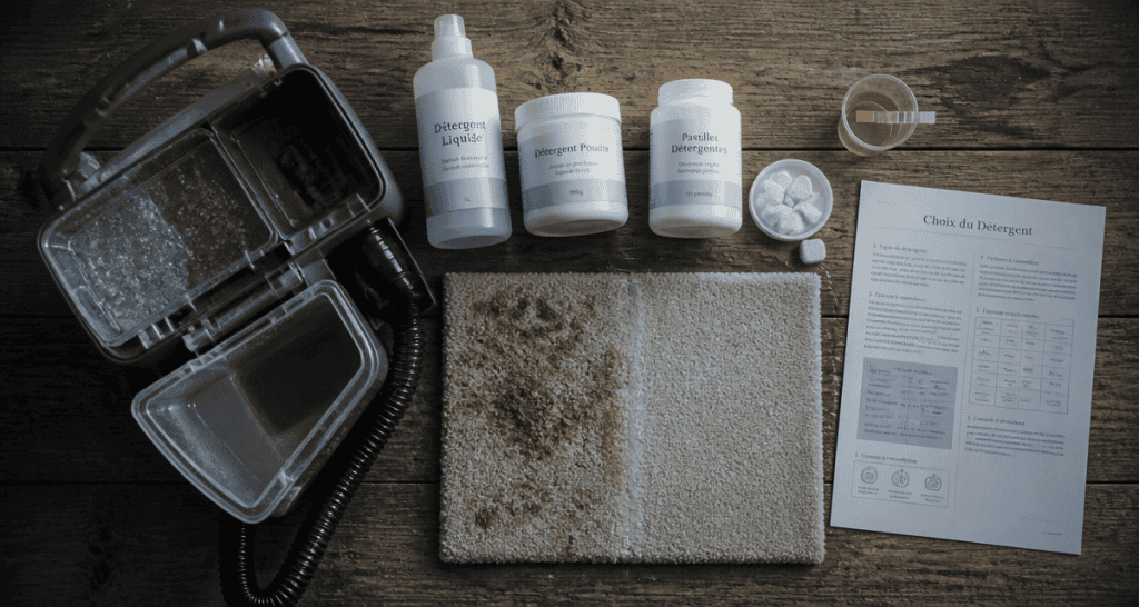 meilleur produit pour injecteur extracteur, flacons et injecteur sur table