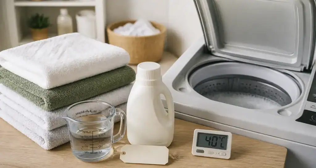 À combien laver les serviettes : température idéale