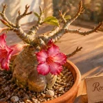 Adenium rose du désert en fleurs, seuil 10°C pour réussir l’arrosage