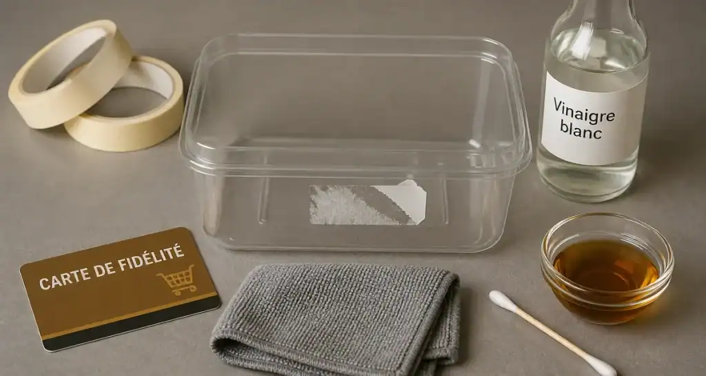 Comment enlever de la colle sur du plastique sans rayer la surface