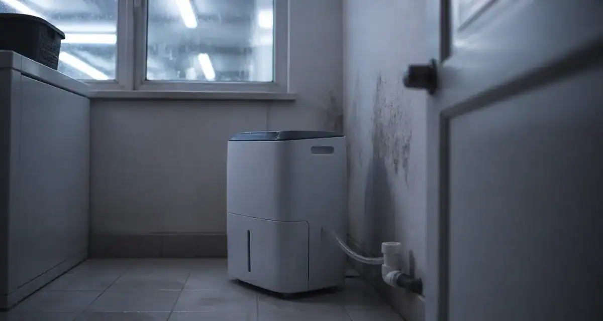 Comment fonctionne un déshumidificateur : tuyau de drainage, air moins humide