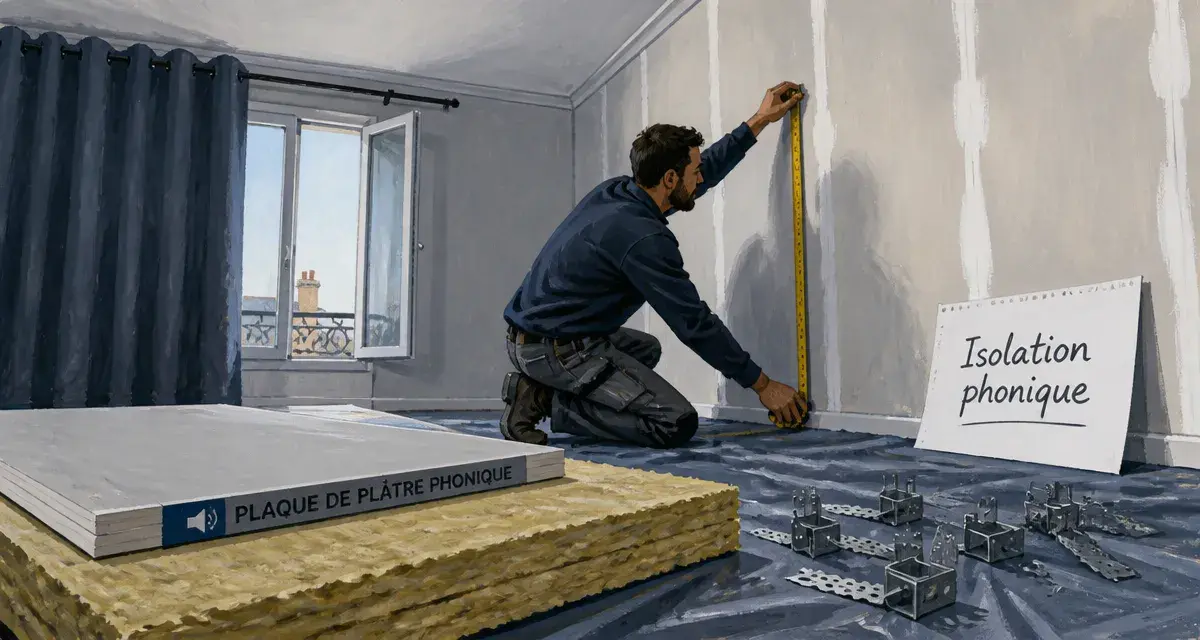 Isoler phoniquement une pièce : isolation phonique