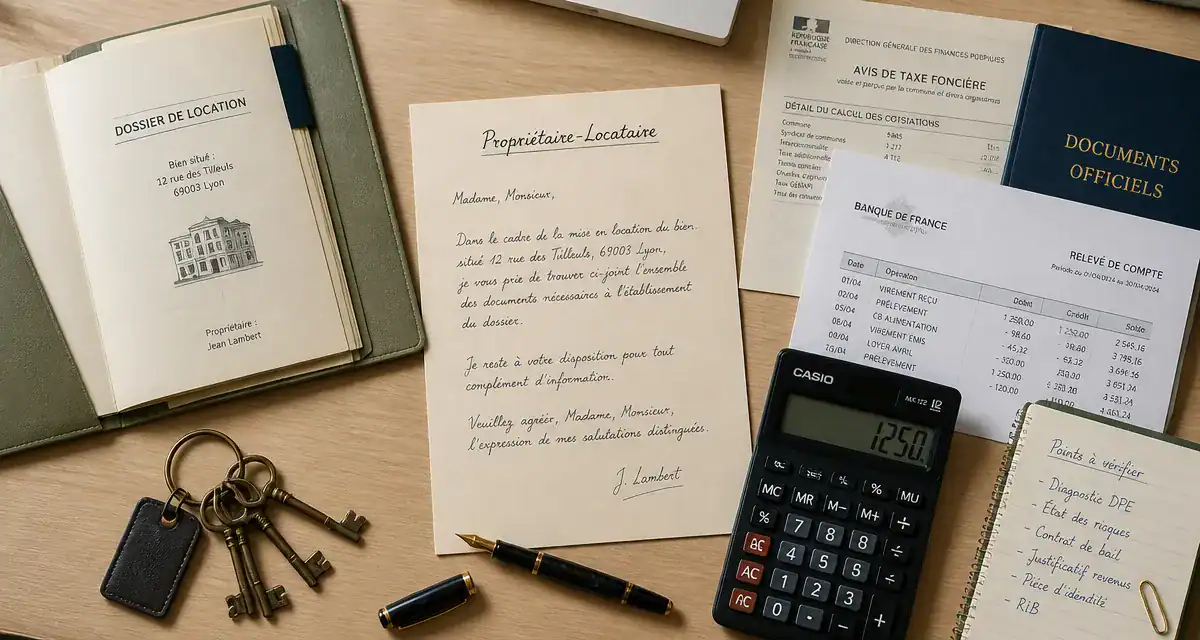 je suis propriétaire et je veux louer un autre appartement, dossier de location