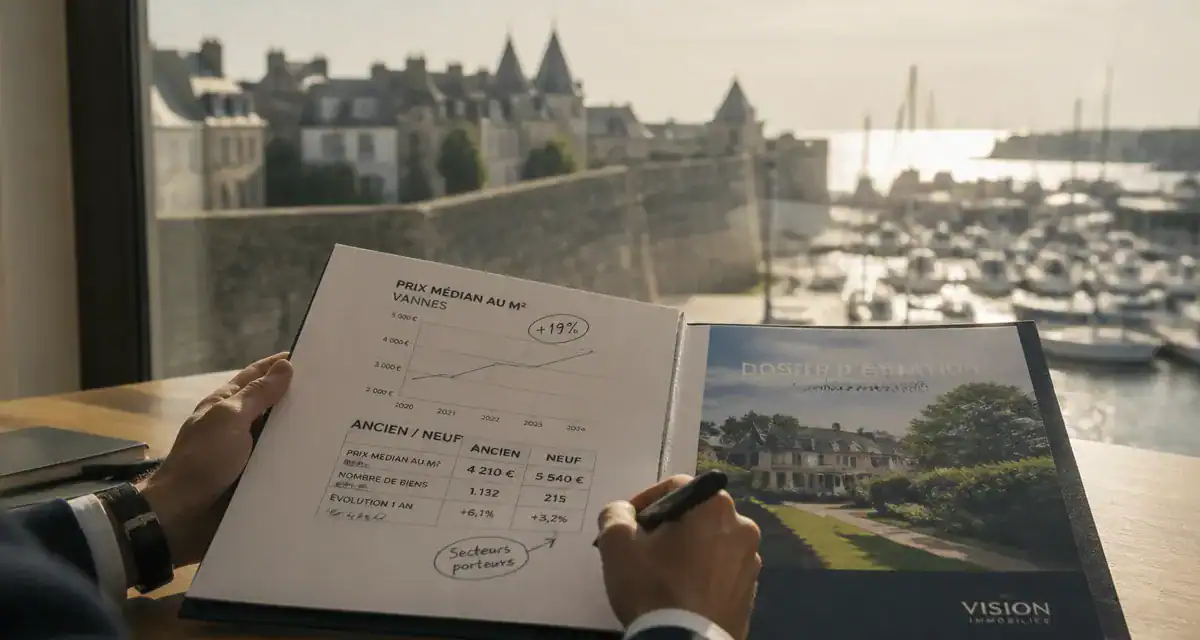 Prix immobilier vannes : graphiques et quartiers 2024