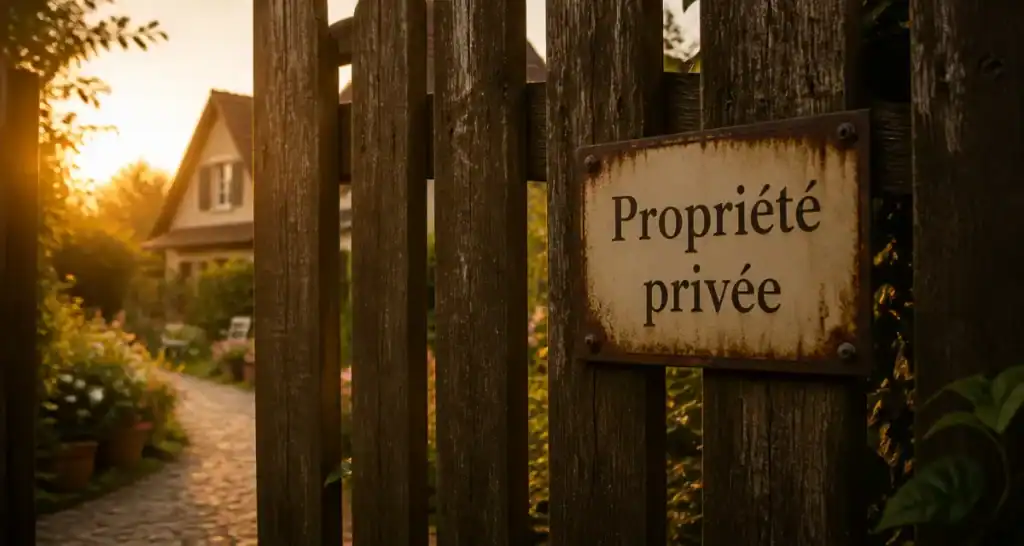 violation de domicile jardin clôture privée