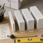 Bloc beton cellulaire, épaisseurs 5 à 20 cm, choix de l’épaisseur