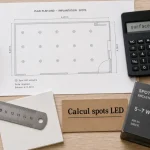 Combien de spot par m2 : calcul lux et hauteur pour spots LED encastrés