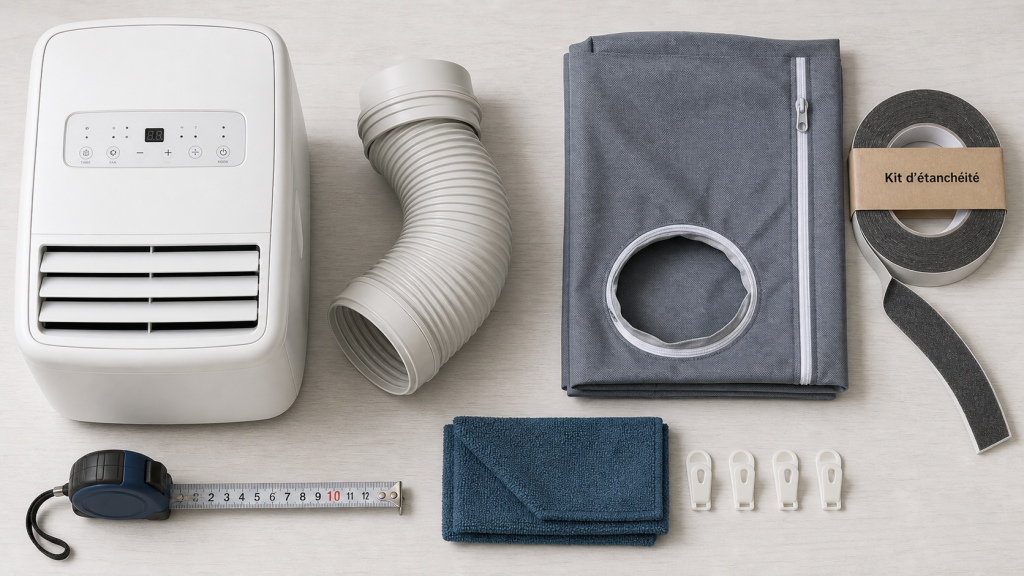 Meilleur kit calfeutrage pour climatiseur mobile : kit joint fenêtre pour conduit