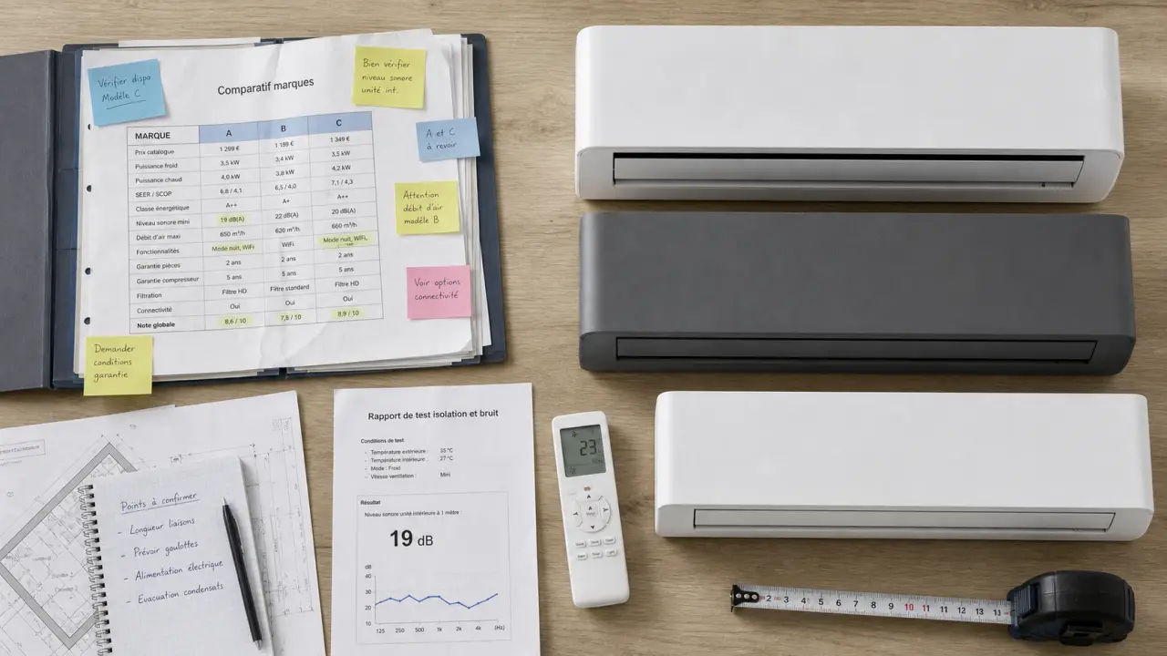 Meilleur marque de climatiseur : comparaison Daikin, Mitsubishi Electric, Panasonic