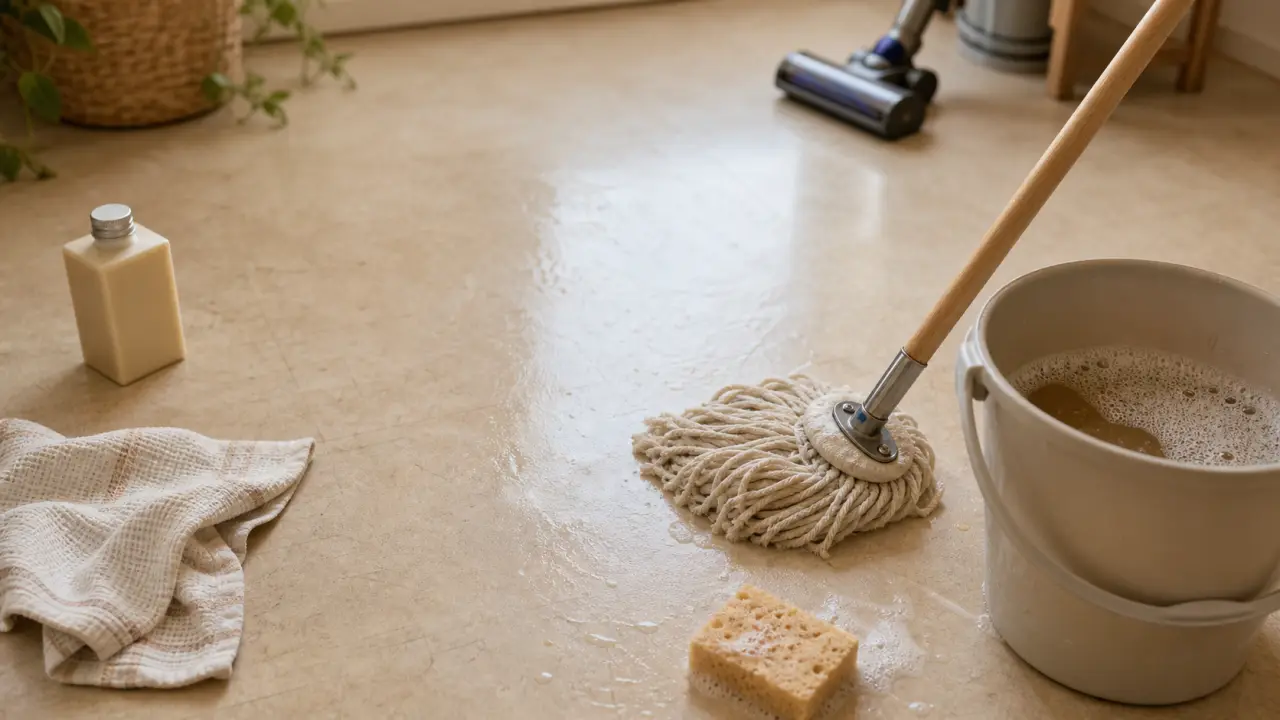 Nettoyer le lino : microfibre, savon doux et eau peu abondante