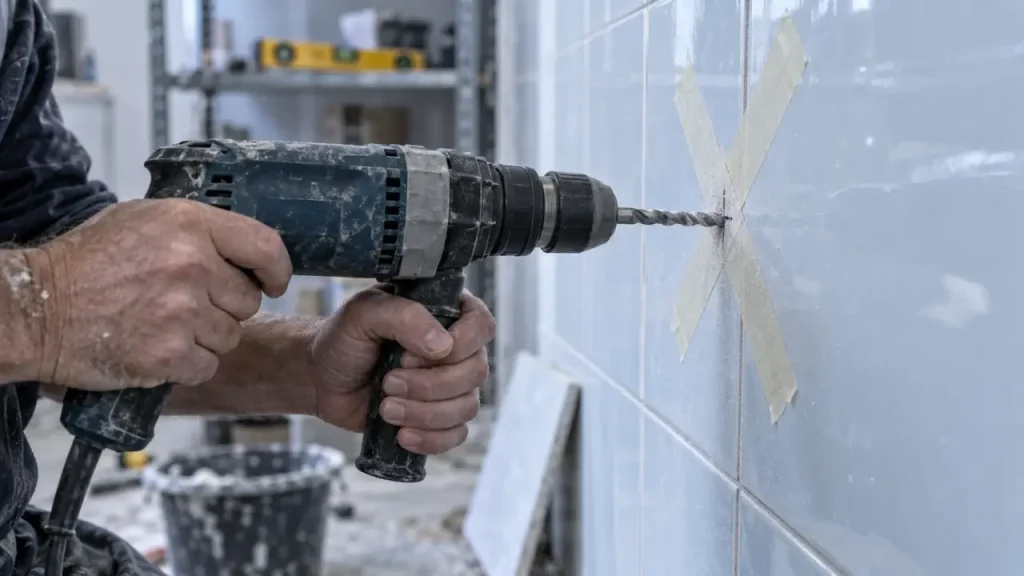 Comment percer un carrelage sans fissurer : réglage de perçage sans casse